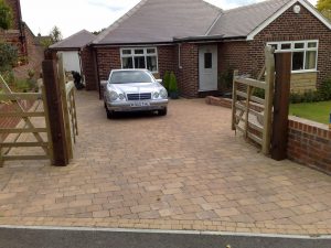 Sorrento Block Paving, walling & gates installed in Birdwell, Barnsley